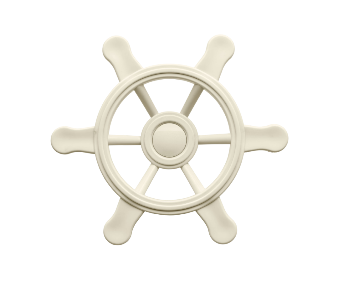 Rooliratas 34 cm Swing King pastelne valge eestvaates