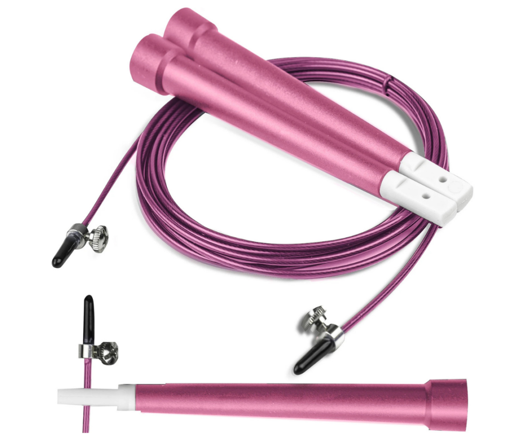 Reguleeritav roosa hüppenöör Neo-Sport NS-955 kodu- ja jõusaalitreeninguks