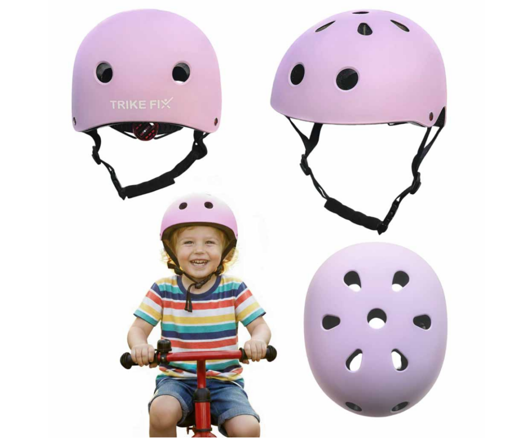Trike Fix lastekiiver LED-valgusega suuruses M lillas värvitoonis