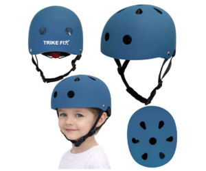 Trike Fix kiiver LED S (48-54cm) - navy blue