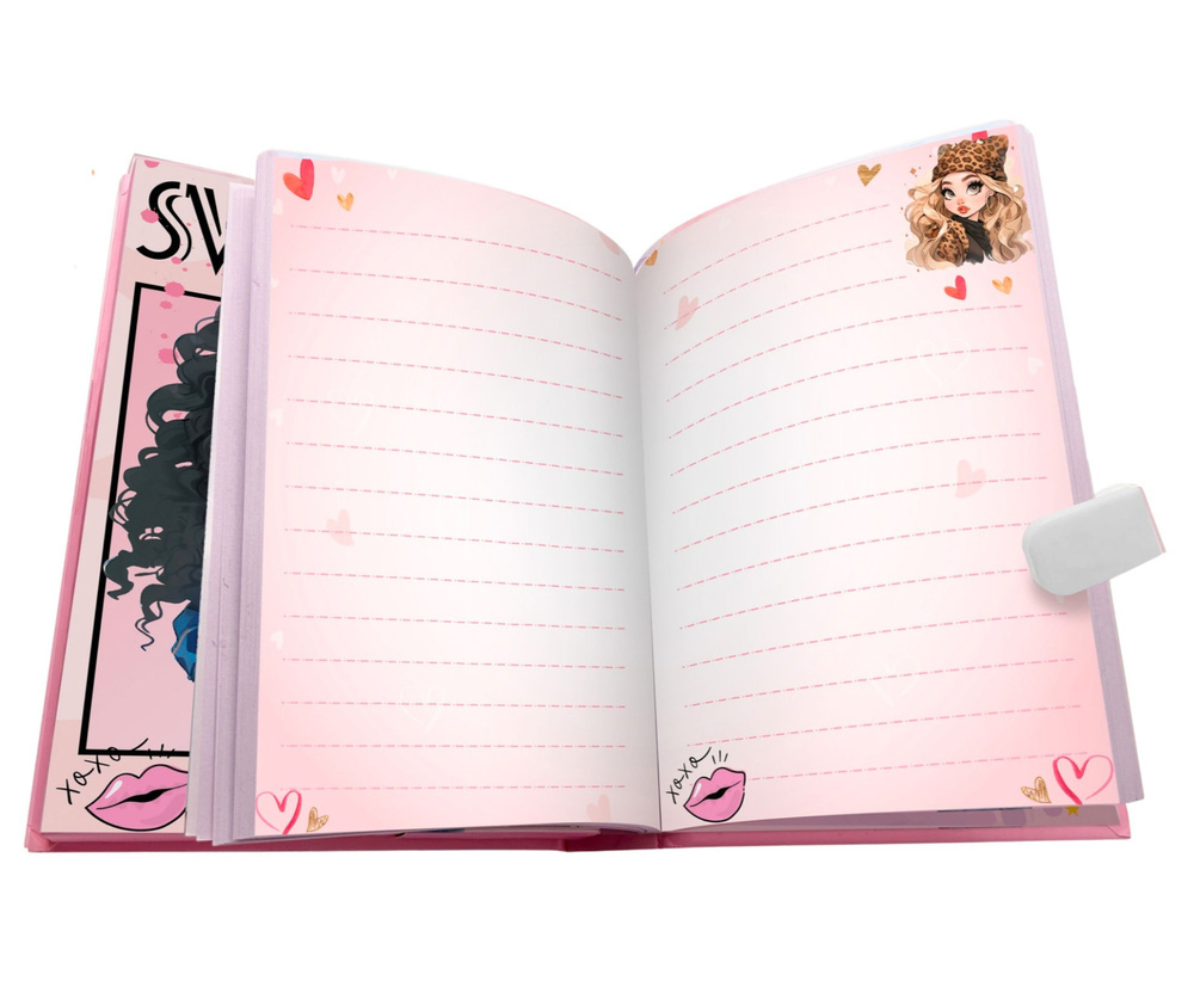 Koodlukuga laste päevik kirjutamiseks, joonistamiseks ja mälestuste hoidmiseks