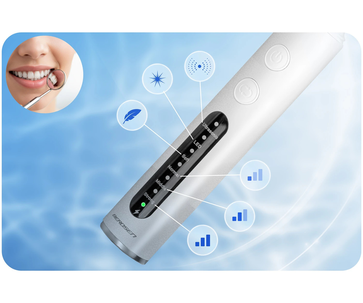 Berdsen BD-251 hambaskaler 4 otsiku ja ultraheli tehnoloogiaga