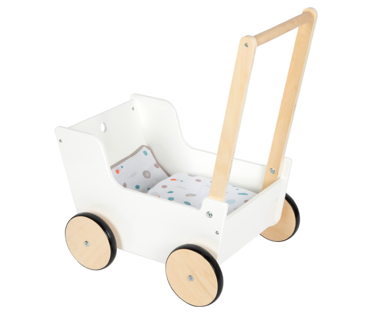 Little Button puidust nukuvanker lapse esimesteks sammudeks ja rollimänguks