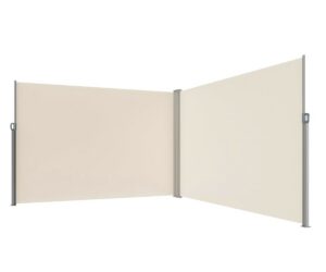 Külgmarkiis terrassile 180x620cm - beež avatud vaatega