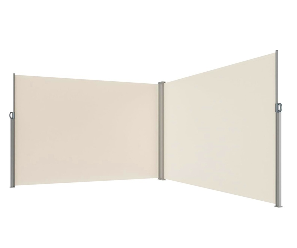 Külgmarkiis terrassile 180x620cm - beež avatud vaatega