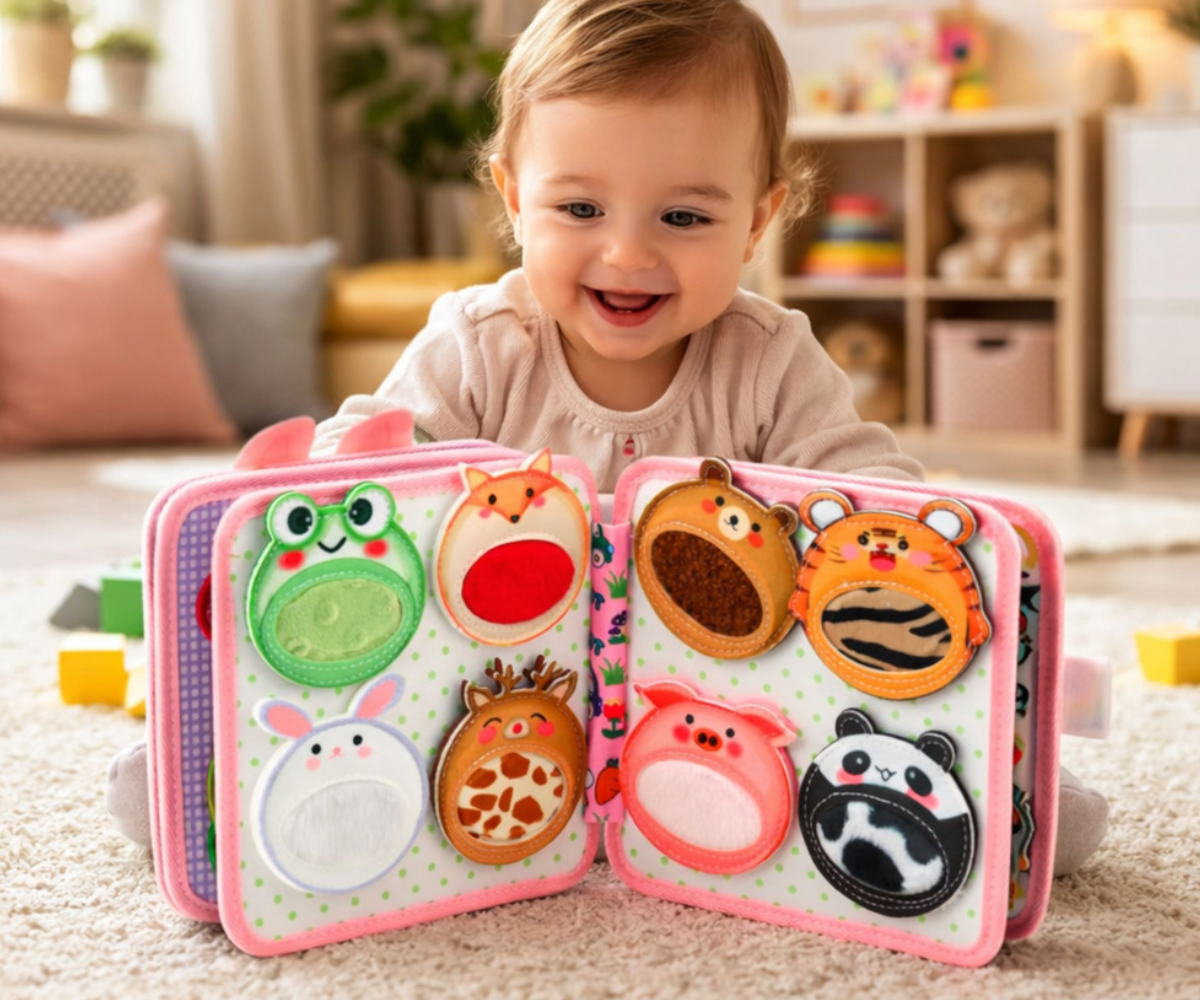 Vildist sensoorne õpiraamat lapsele jänku teemaga