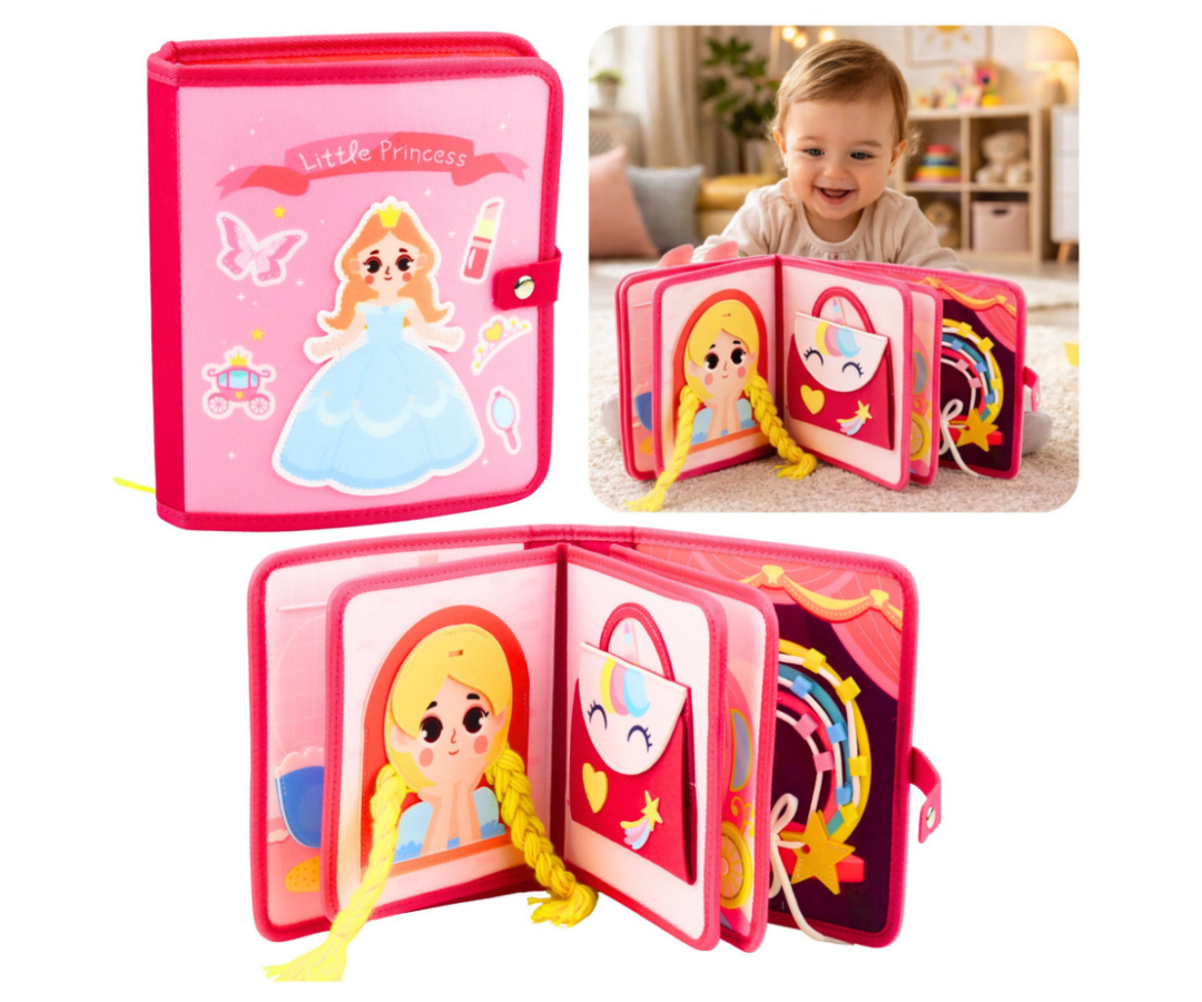 Arendav vildist tegevusraamat lapsele loovaks mänguks ja riietamiseks