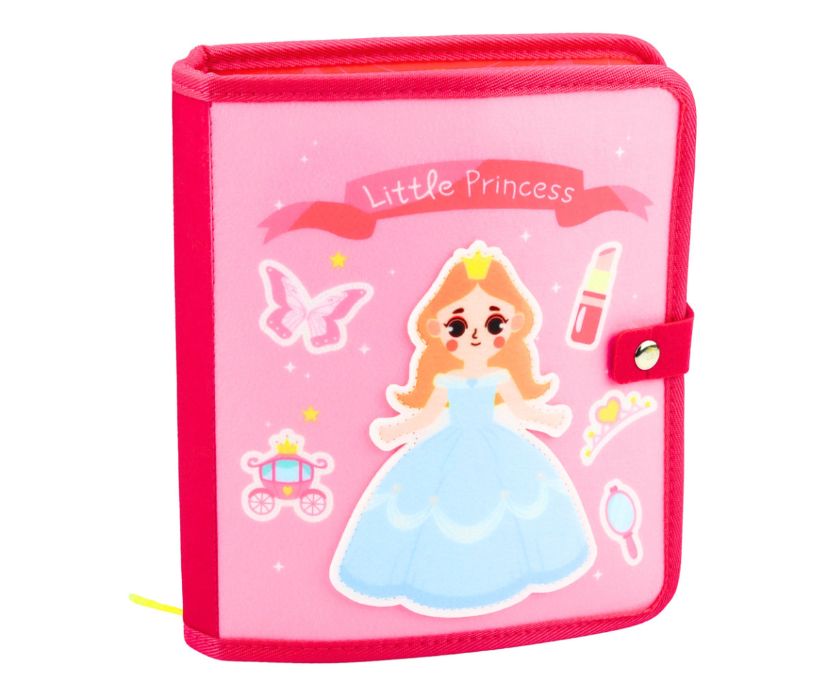 3D vildist sensoorne õpiraamat roosa printsess LEAN Toys