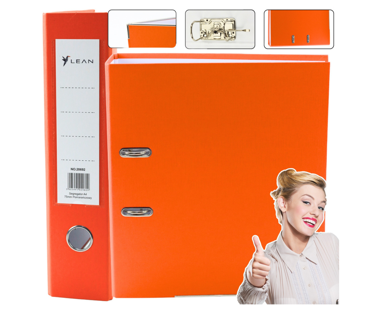 Oranž registrikaust A4 formaat 500 lehele