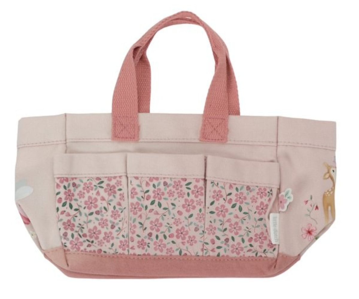 Kastekannu ja aiatööriistadega kinkekomplekt lapsele