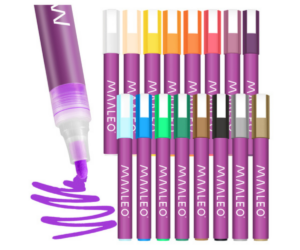 akrüülvärviga markerid keraamikale kividele