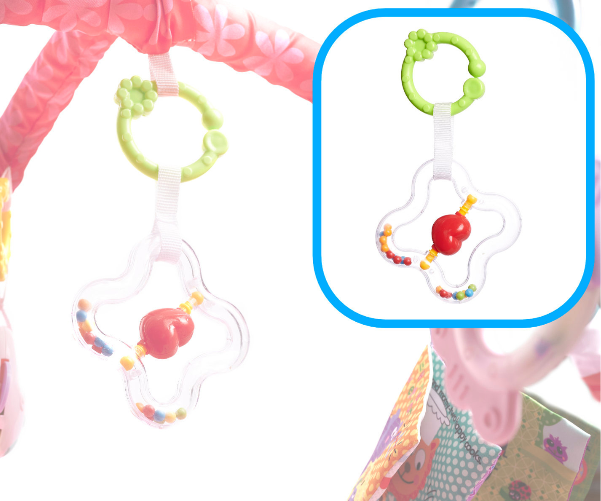 Mängumatt kaarte ja kõristitega lapsele