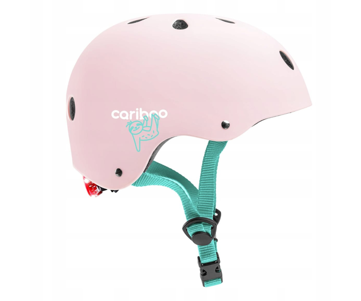 Reguleeritav roosa laste kiiver ventilatsiooniavadega