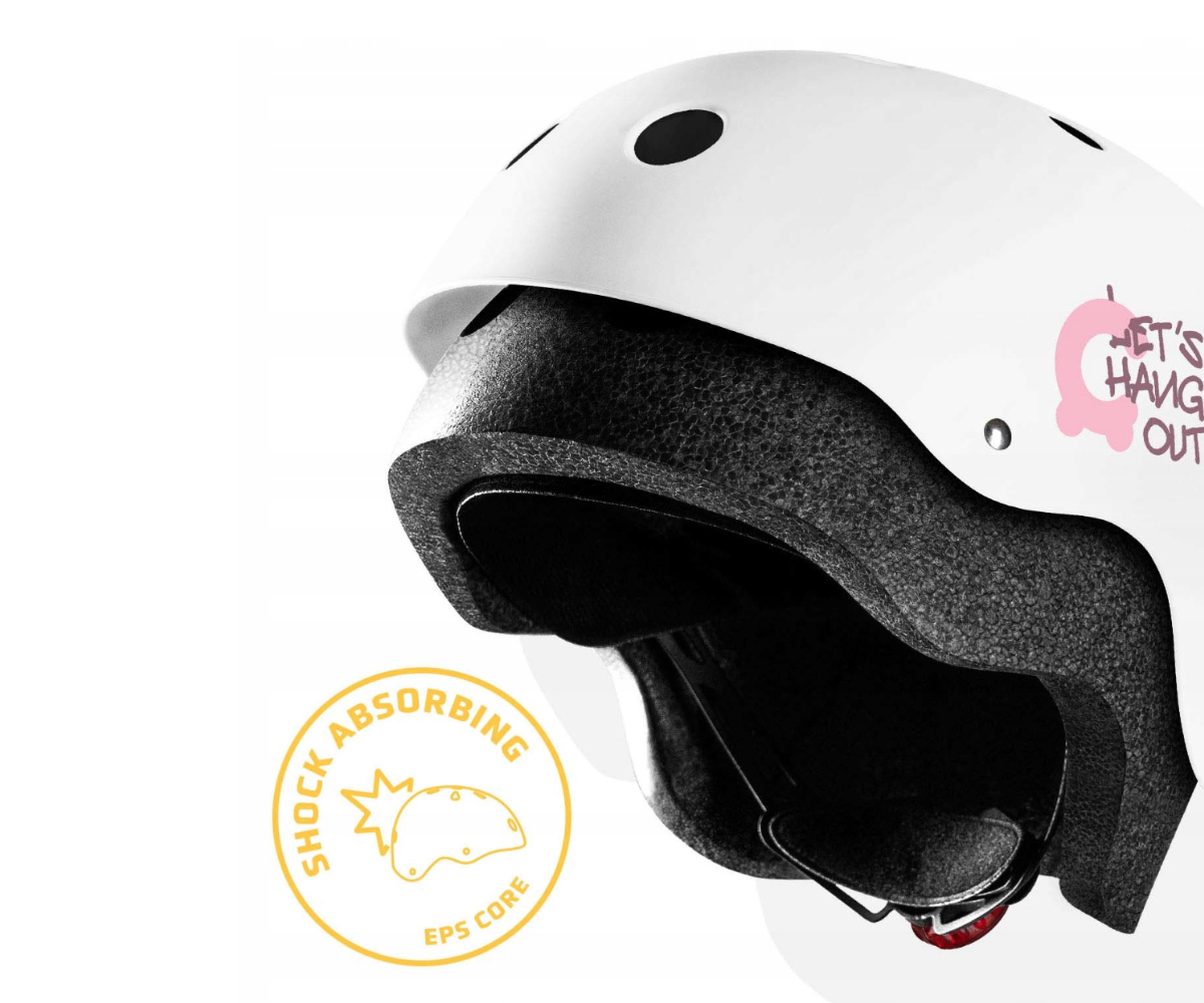 Valge laste jalgrattakiiver Cariboo suurusele 48–52 cm