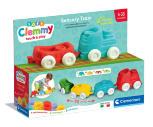 Arendav rongimänguasi pehmete klotsidega alates 6 kuust