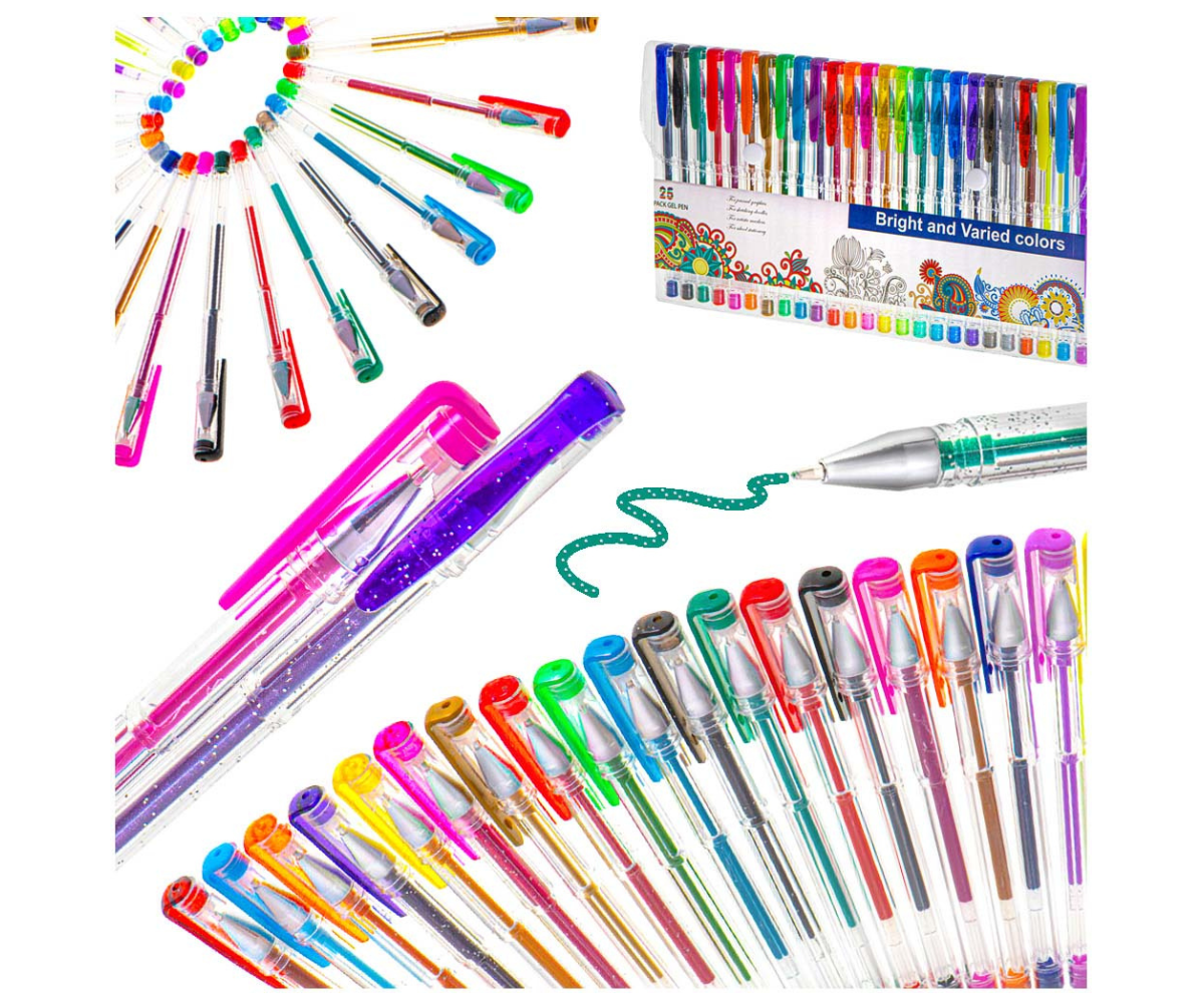 värvilised pliiatsid kaartide ja käsitöö projektide jaoks