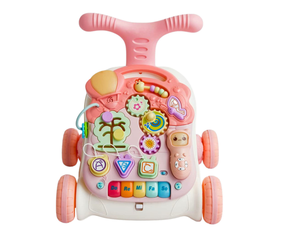 Laste käimistugi helide ja tuledega mängupaneeliga