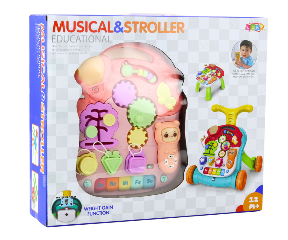 Roosa 5in1 õppimiskäru interaktiivse paneeliga