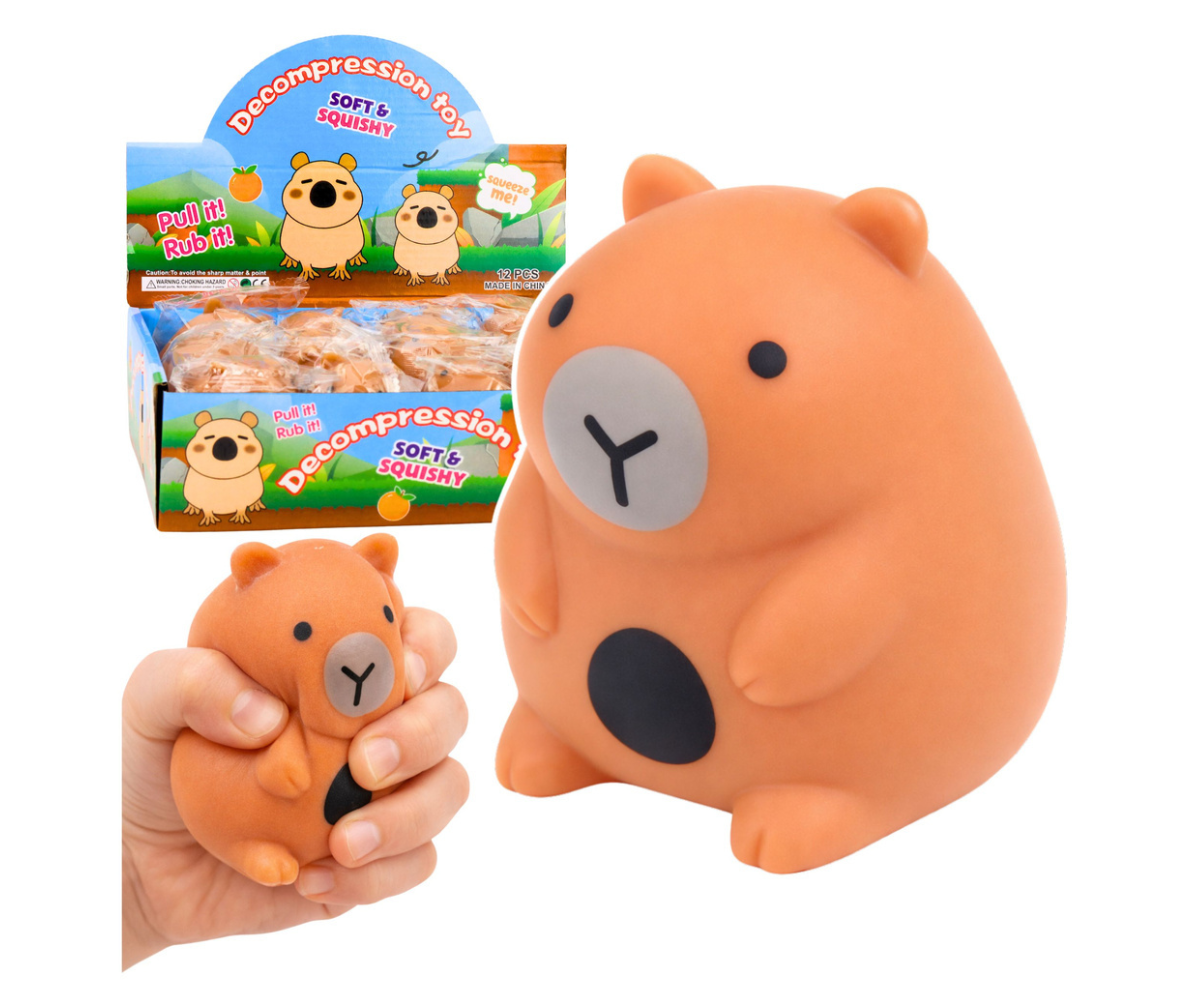 Kapibara kujuline sensoorne mänguasi lastele ja täiskasvanutele