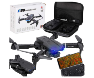 Must droon E99 Pro koos tarvikutega