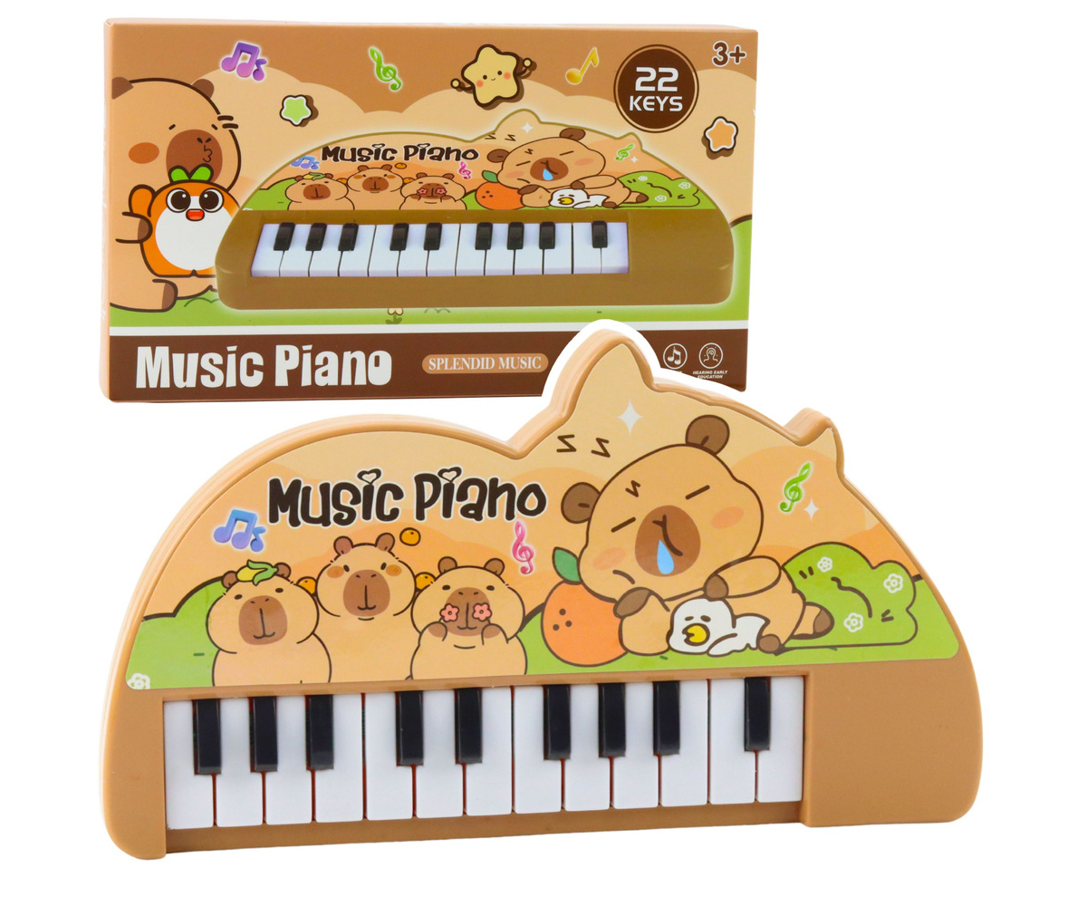 Kompaktne 22 klahviga laste klaviatuur mängimiseks