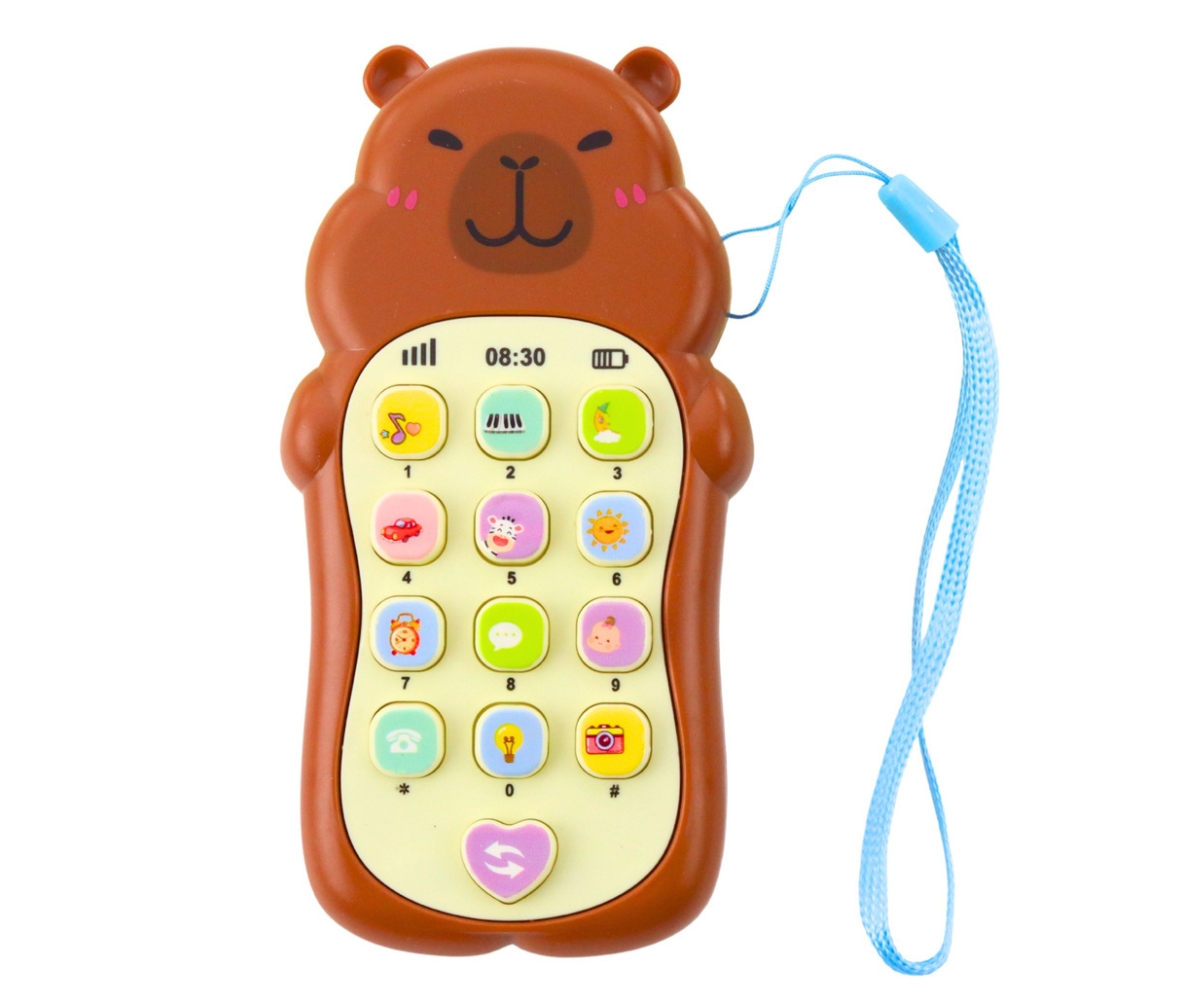 Interaktiivne laste telefon ingliskeelsete helidega