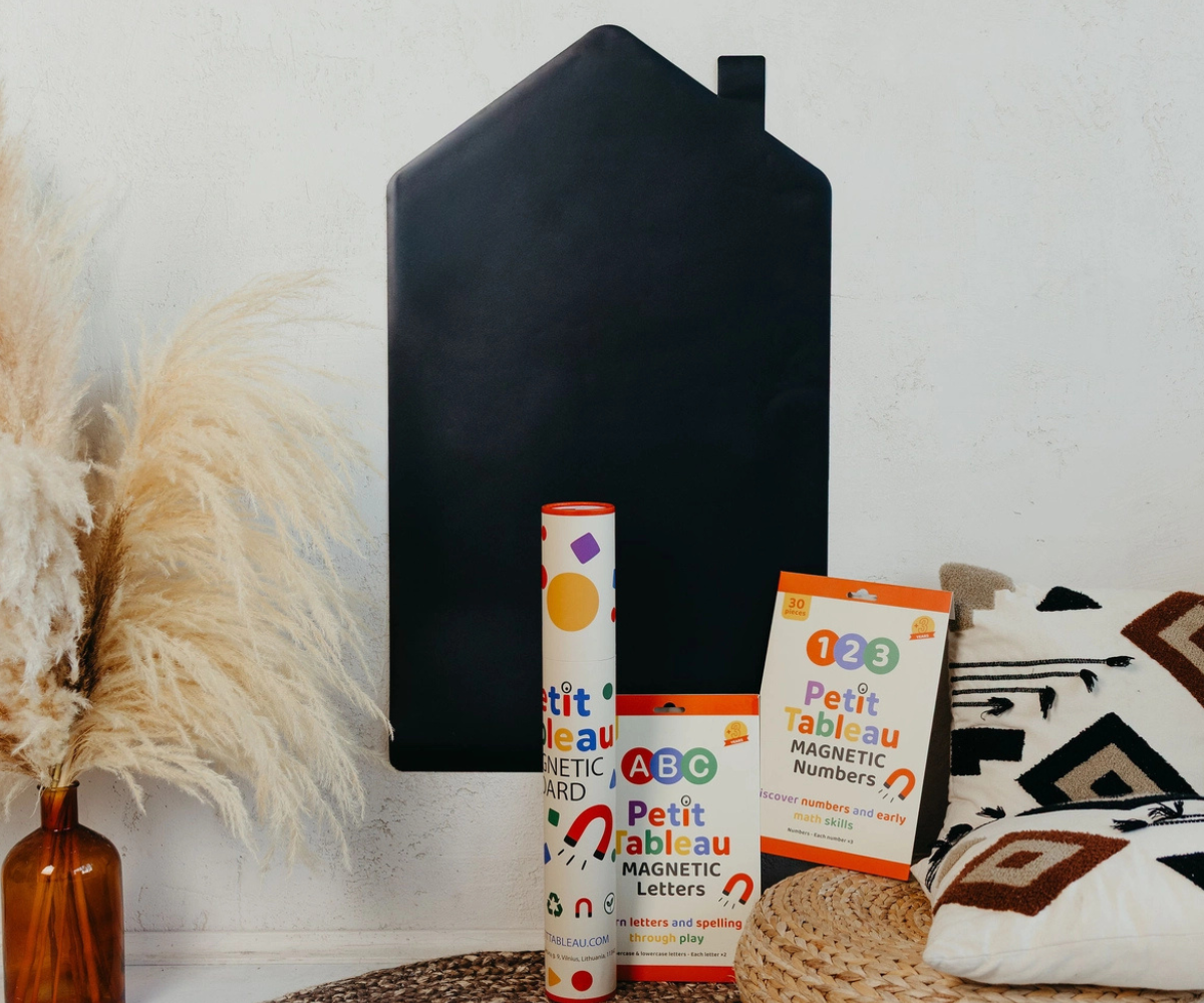 Magnettahvel tähtede ja numbrite õppimiseks