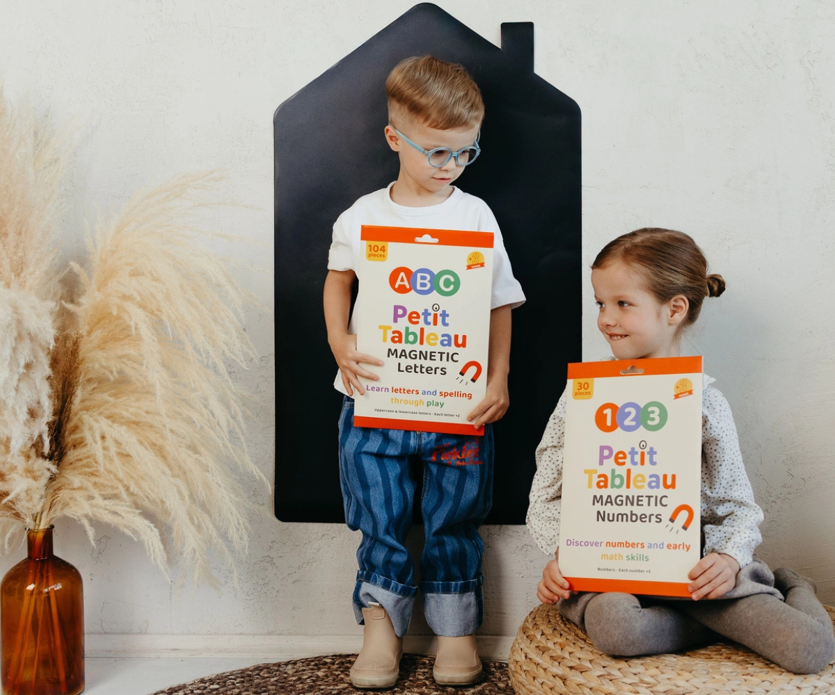 Petit Tableau maja kujuline magnettahvel lastetuppa