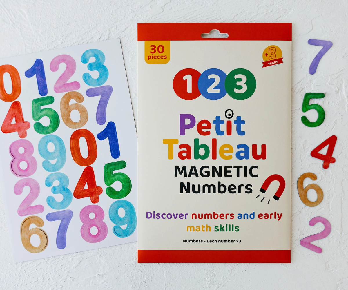 Magnetnumbrite komplekt varajaseks matemaatikaõppeks