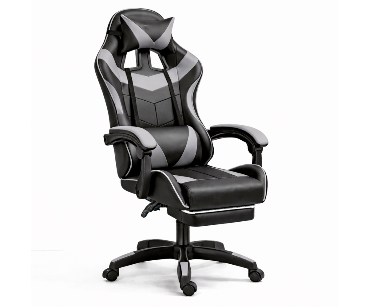 Ergonoomiline must-hall mänguritool reguleeritava seljatoega