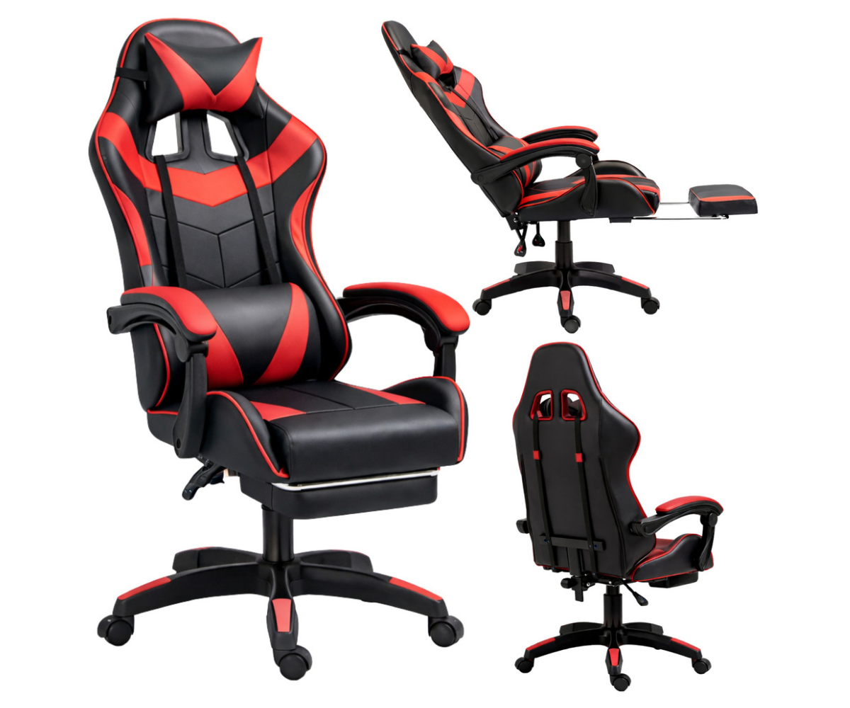 Mänguritool kallutatava seljatoe ja väljatõmmatava jalatoega