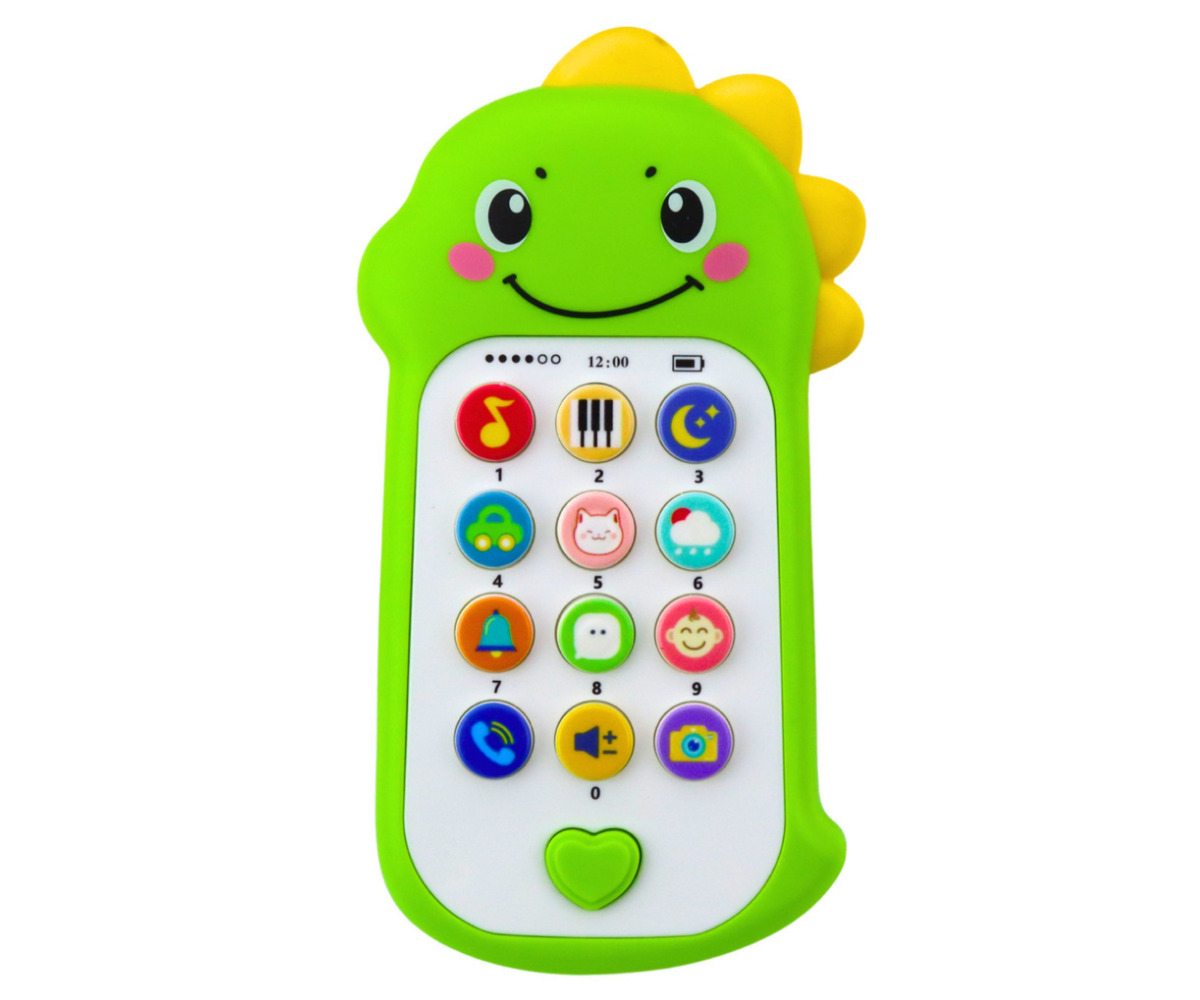 Dinosauruse kujuline interaktiivne telefon alates 18 kuust