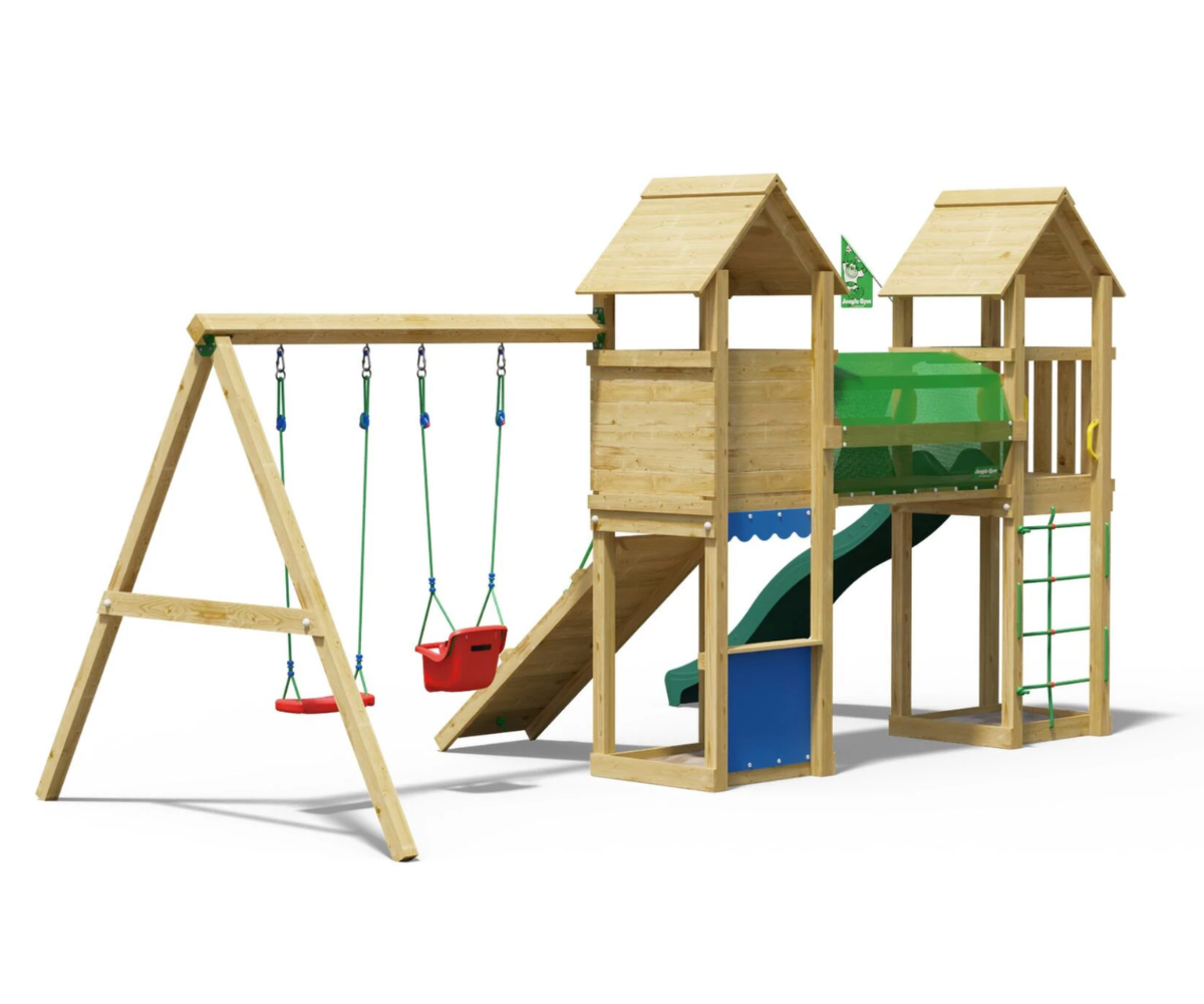 Jungle Gym mängukeskus teleskoobi ja roolirattaga