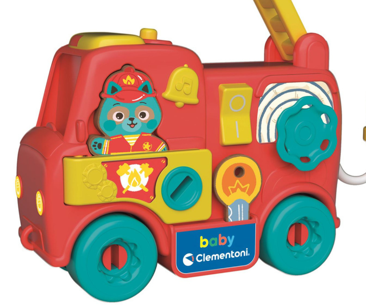 Clementoni Montessori mänguasi väikelapsele tuletõrjeauto kujul