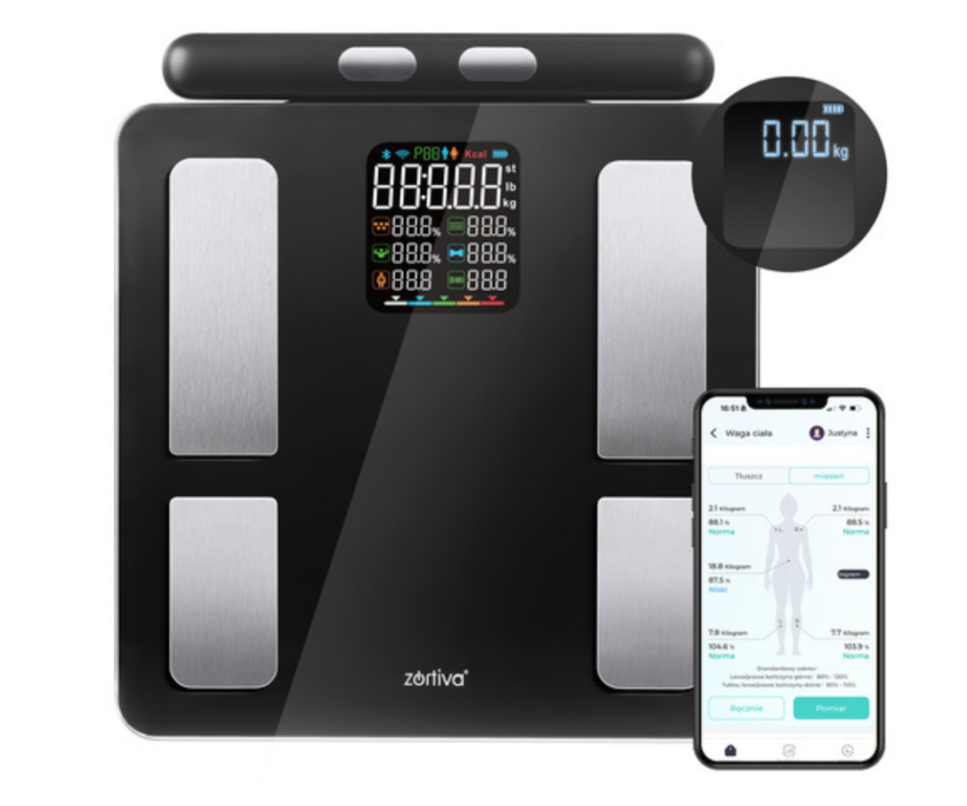 nutikas kehakaal rasva lihase ja vee mõõtmiseks