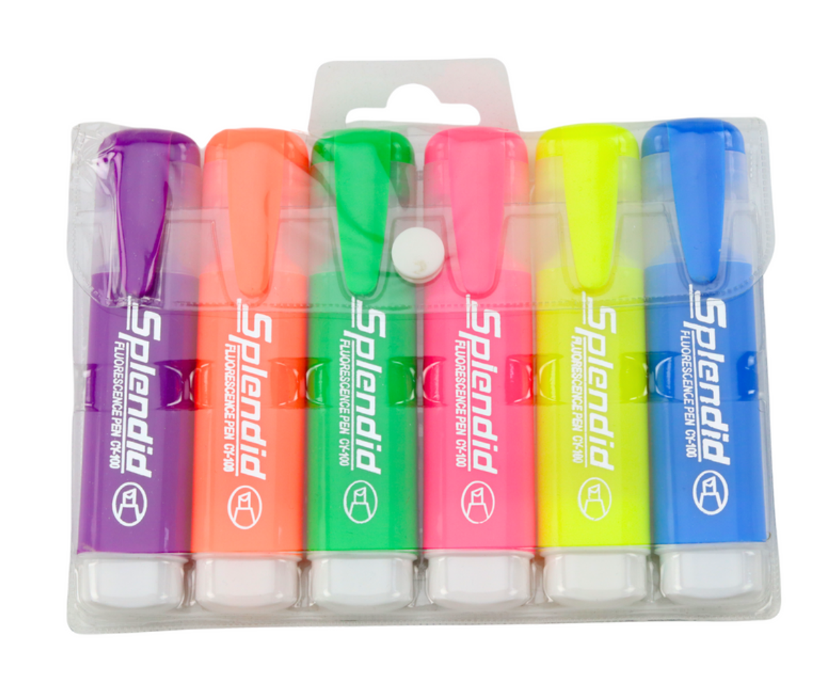 Pastelsed markerpliiatsid 6 tk värviline komplekt