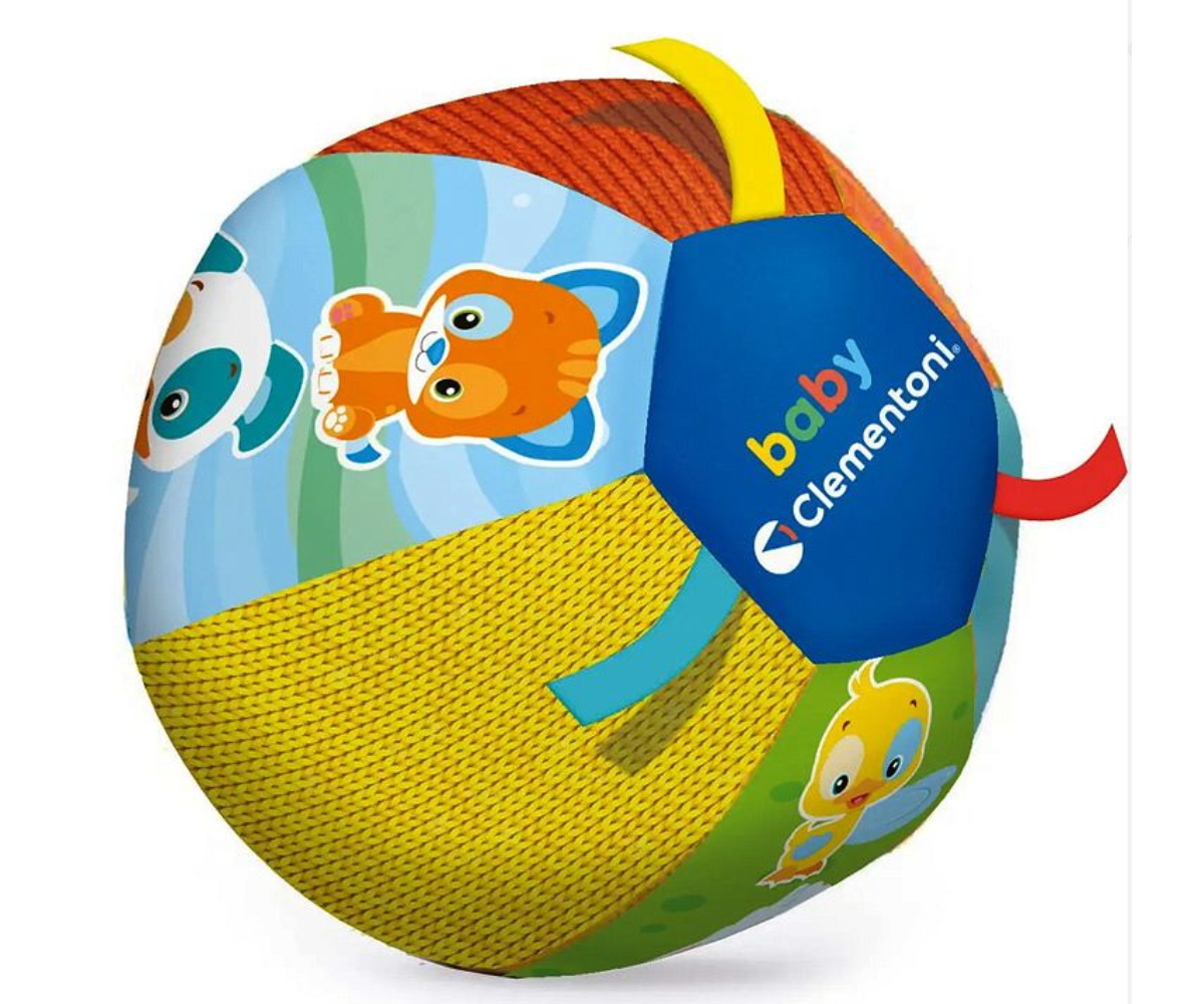 Muusikaline pehme pall beebile loomapiltidega