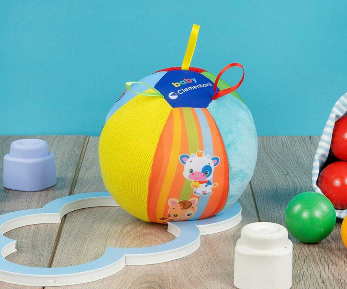 Pehme muusikaline pall loomadega Clementoni 17475