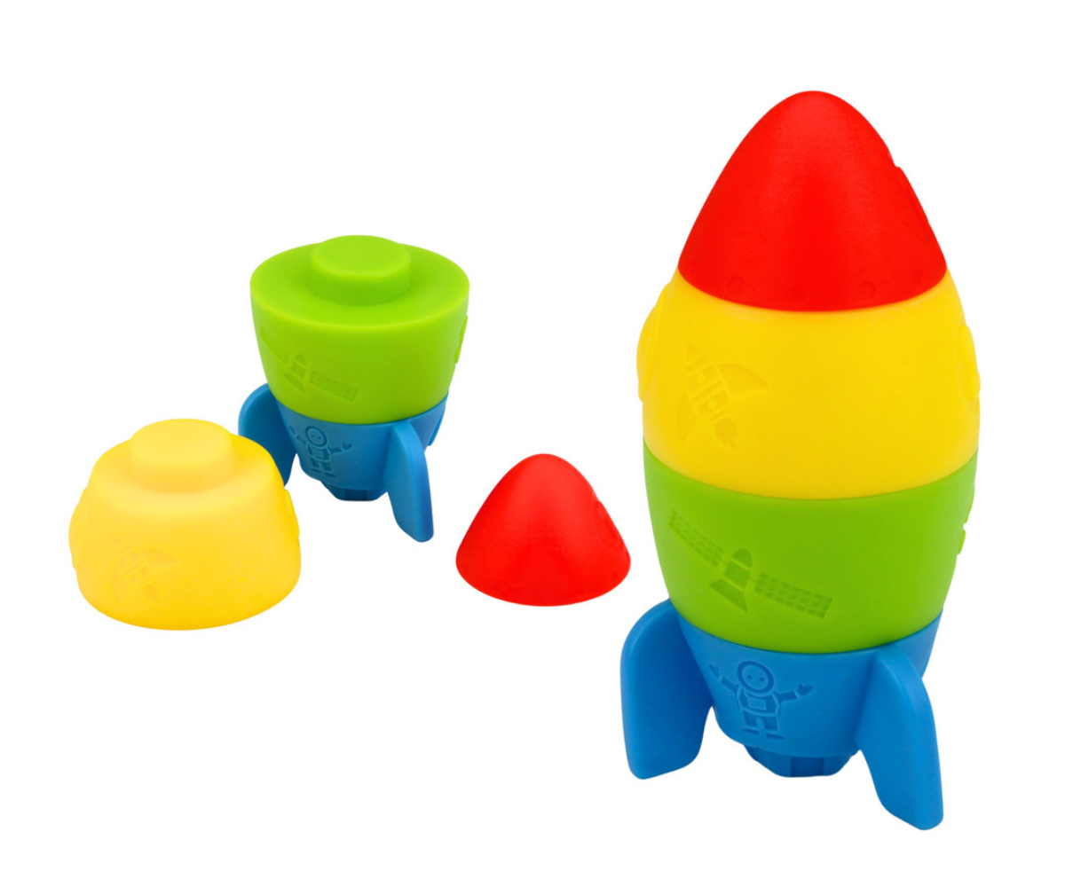 Pehmed klotsid lapsele torni ja raketi ehitamiseks