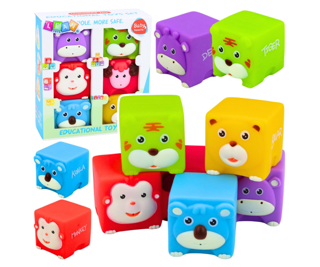 Ladumisklotsid loomadega lapse koordinatsiooni arendamiseks