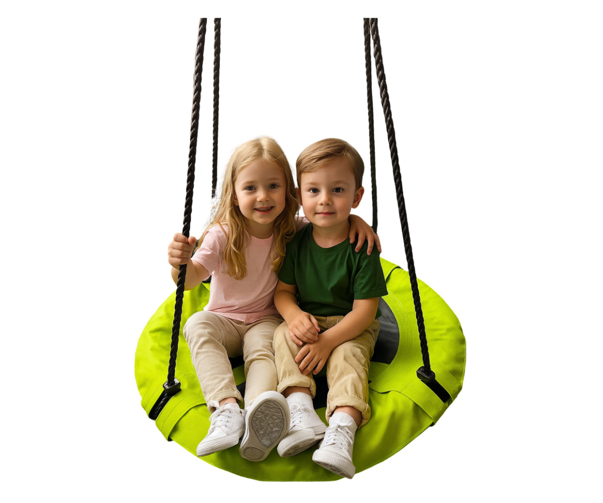 80 cm pesakiik reguleeritavate köitega laste kiikumiseks