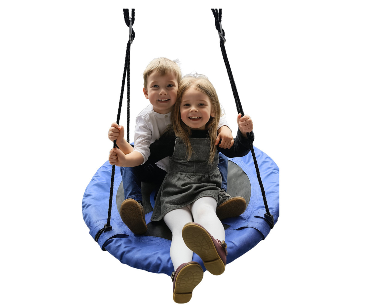 Sinine pesakiik lapsele aeda, rõdule või tuppa