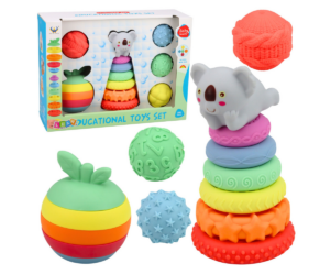 Mitmeosaline sensoorne mängukomplekt lapsele igapäevaseks mänguks