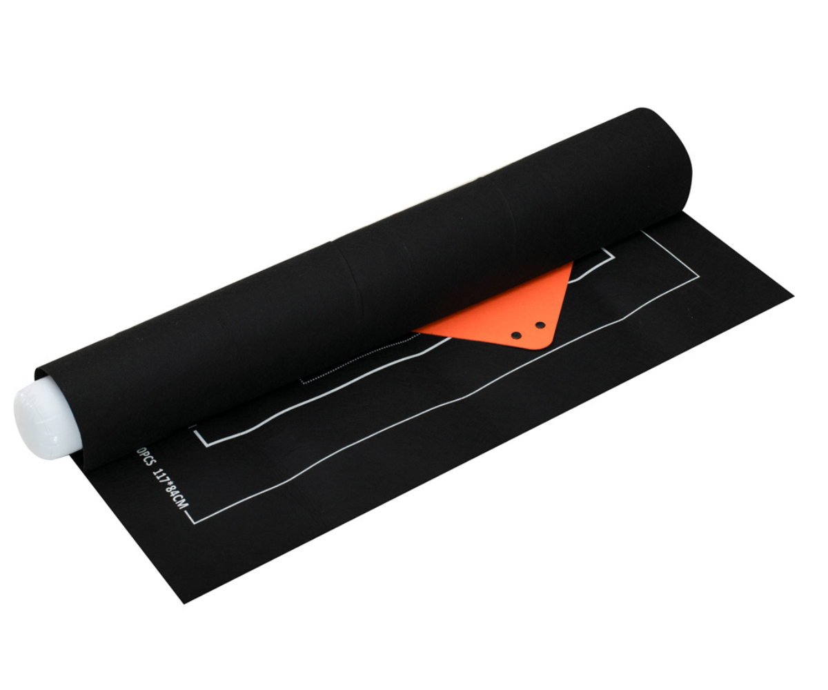 kokkurullitav puslematt toruga lihtsaks hoiustamiseks