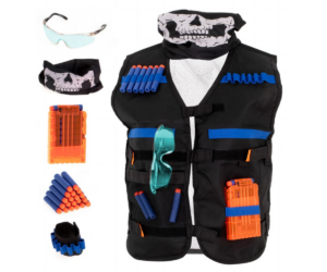Taktikaline vest NERF mänguks koos tarvikutega