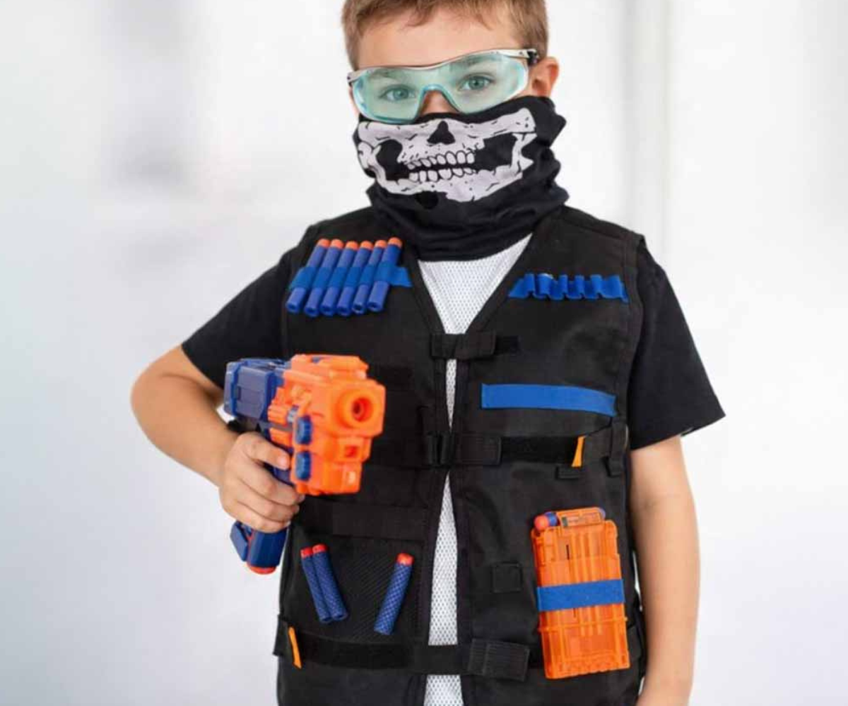 Laste mänguvest noolte ja salvedega komplekt