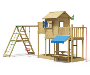 Jungle Clubhouse mänguväljak ühe kiigega aeda