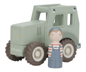 Laste traktor mänguasi puidust Little Dutch