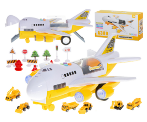 Lastele mõeldud lennuk ja ehitusmasinate komplekt