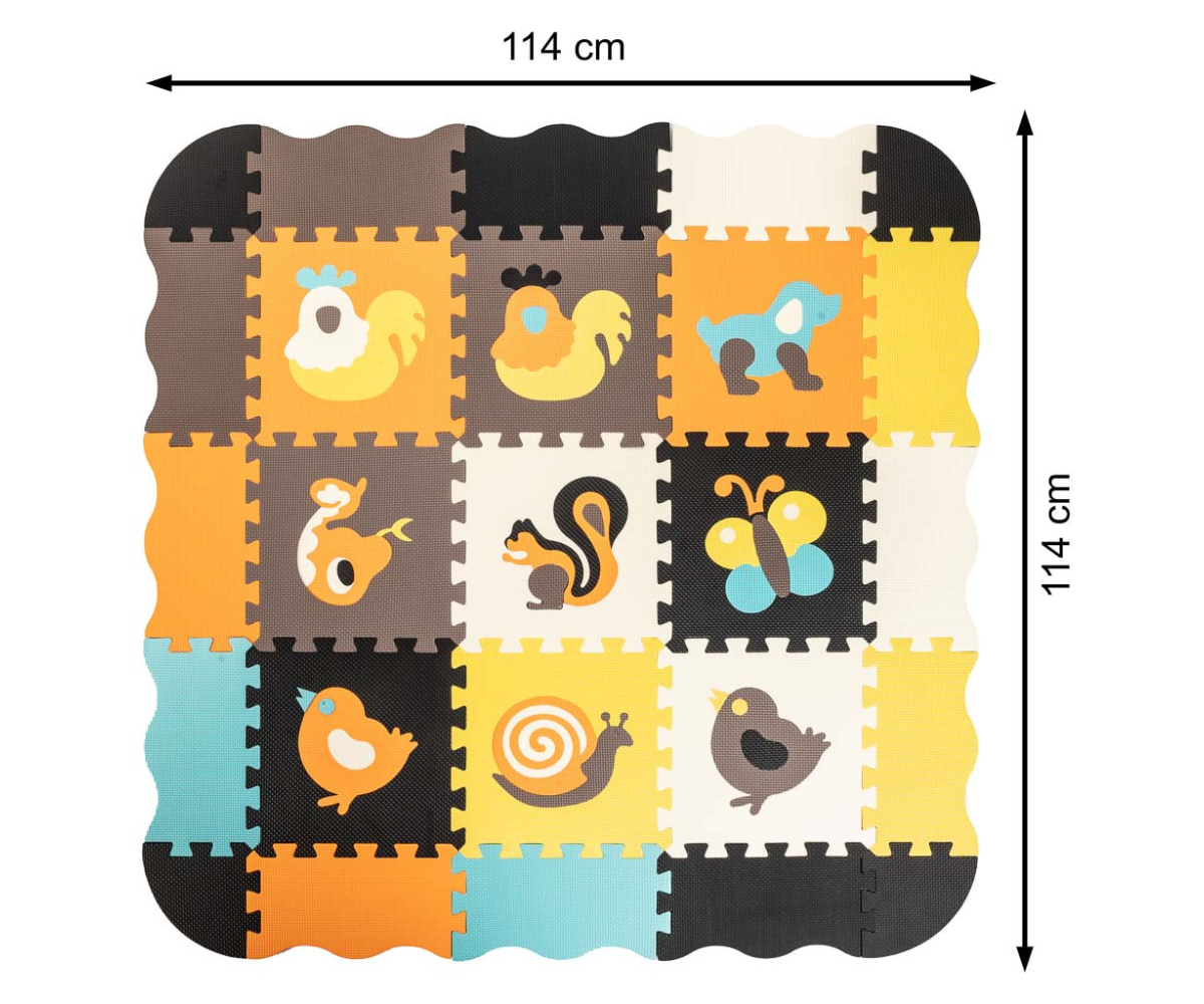 Loov mäng pusletükkidega ja kujunditega